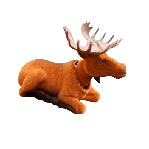 Bobble-Head (Wiebelhoofd) Rendier wit 7 Bobble-Head (Wiebelhoofd) Rendier wit - Afbeelding 7